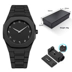 Arabic Style Quartz Men's Black Watch