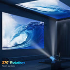 Mini Projector – 4K Support | Smart & Portable Home Theater