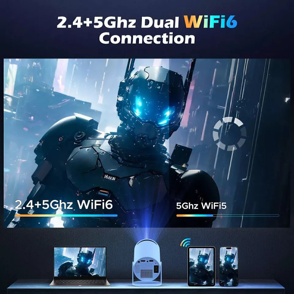 Mini Projector – 4K Support | Smart & Portable Home Theater