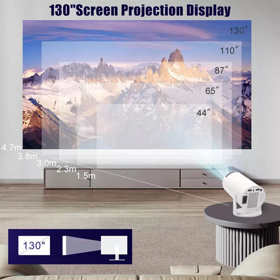 Mini Projector – 4K Support | Smart & Portable Home Theater